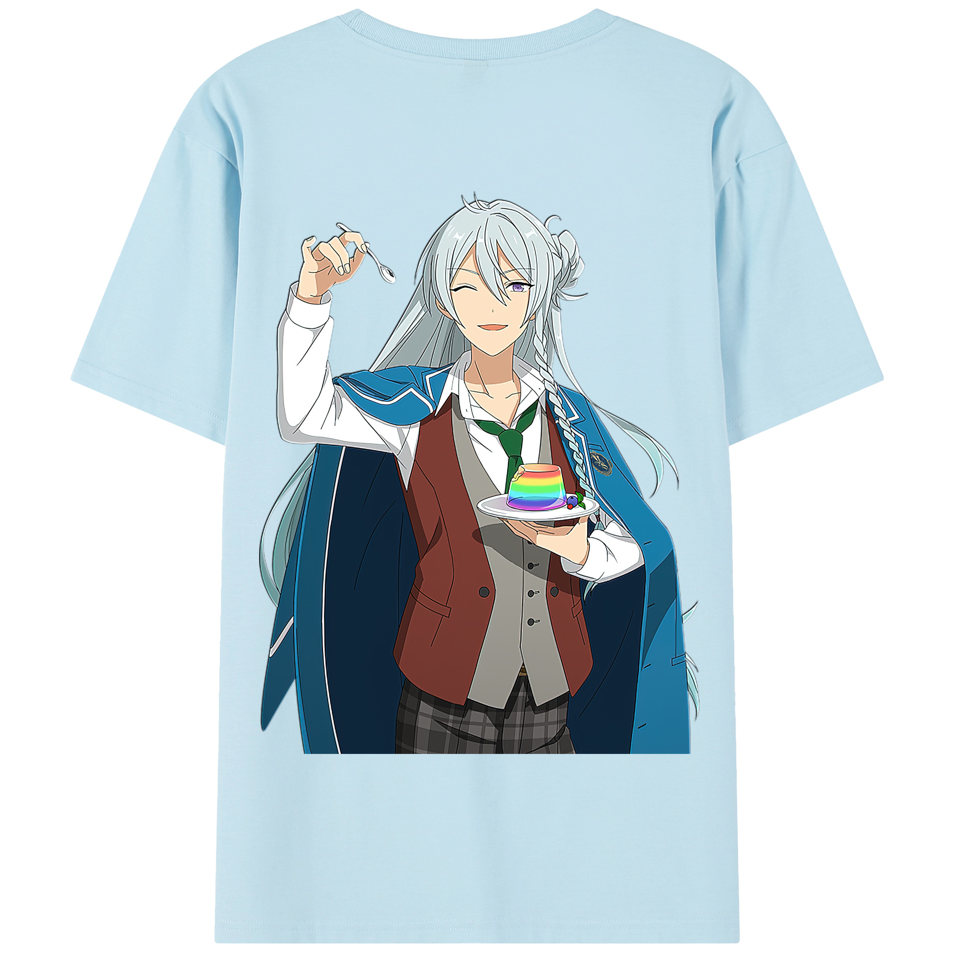 （画像用） あんさんぶるスターズ! Ensemble Stars 綿100％半袖Tシャツ（背面プリント）